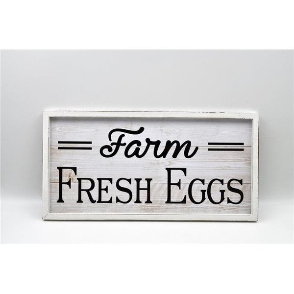 Mr. Mjs Trading Mr. MJs Trading IV-W18-CB033 Farm Fresh Eggs Wall Decor IV-W18-CB033